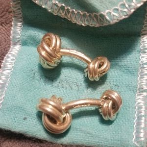 Tiffany & Co. 925 knot cufflinks